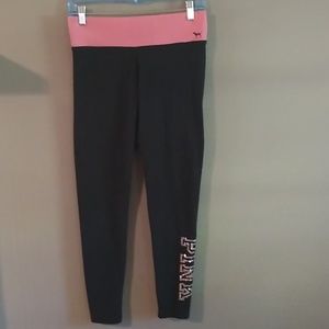 Pink yoga pants